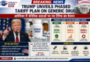 Trump Unveils Phased Tariff Plan on Generic Drugs — Zero Tariffs for 2 Years, Then 100% and Eventually 200%